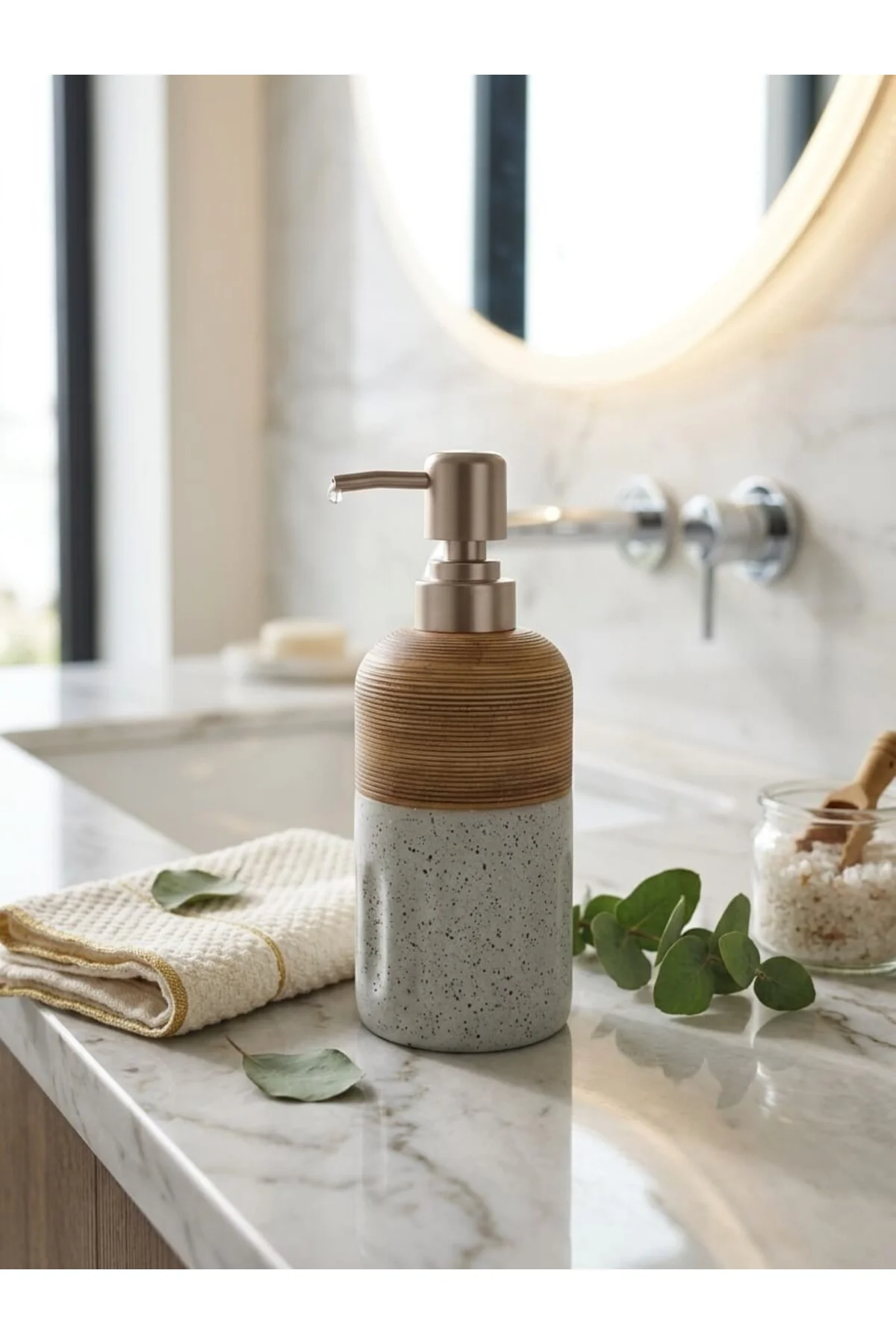 Porselen Sıvı Sabunluk - Lüks Banyo ve Mutfak Sabunluk - 350 ml Porselen Sıvı Sabunluk - Lüks Banyo ve Mutfak Sabunluk - 350 ml