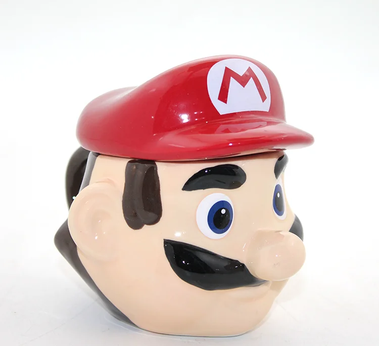 Porselen Süper Mario Temalı Kupa Bardak