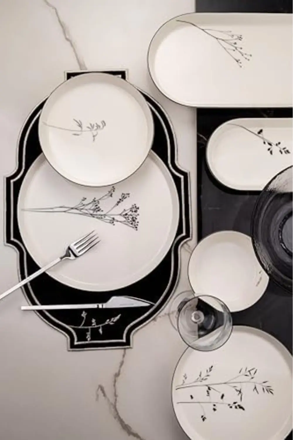 Porselen V-Form 27 Parça Yemek Takımı Angelica 1178227