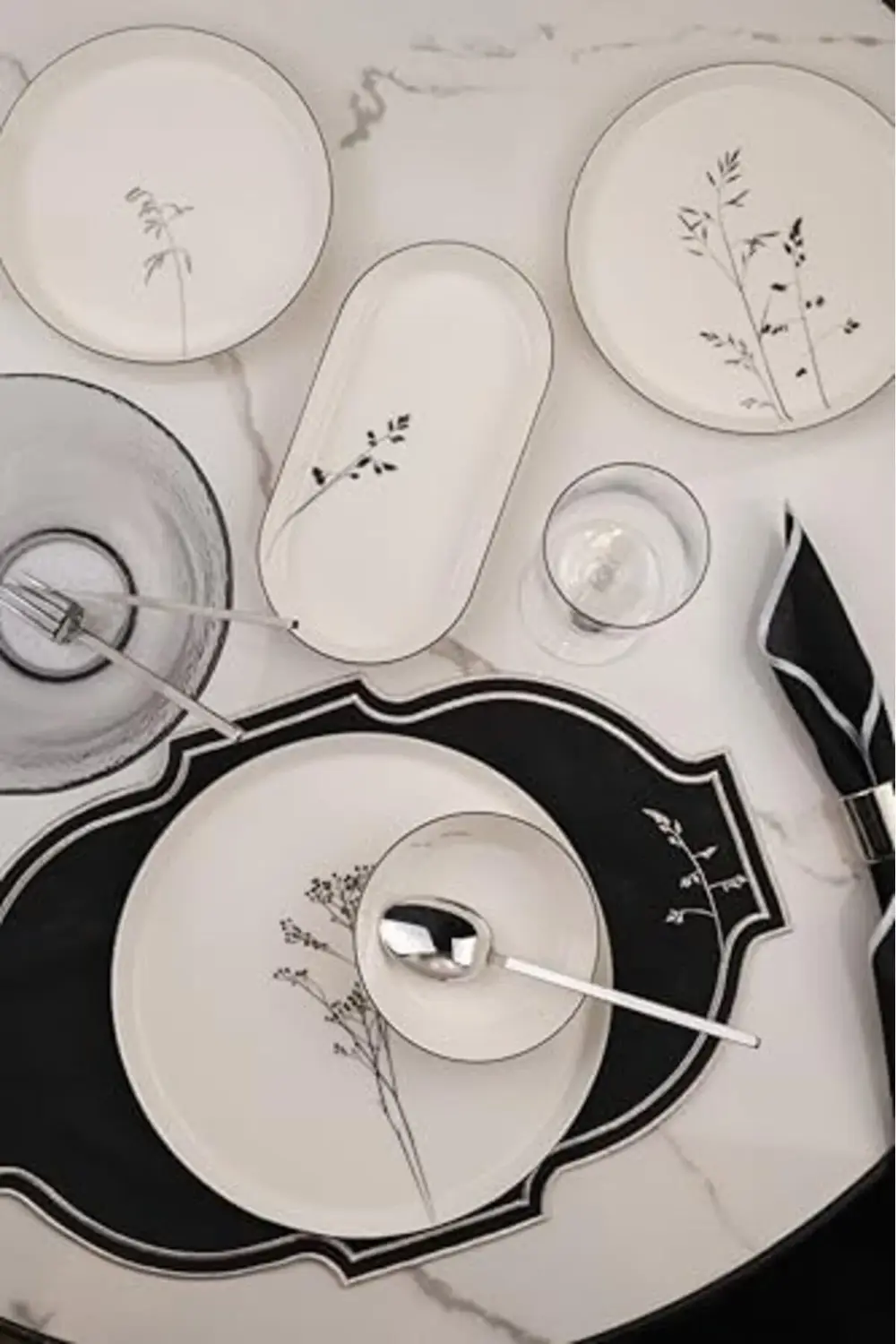 Porselen V-Form 27 Parça Yemek Takımı Angelica 1178227