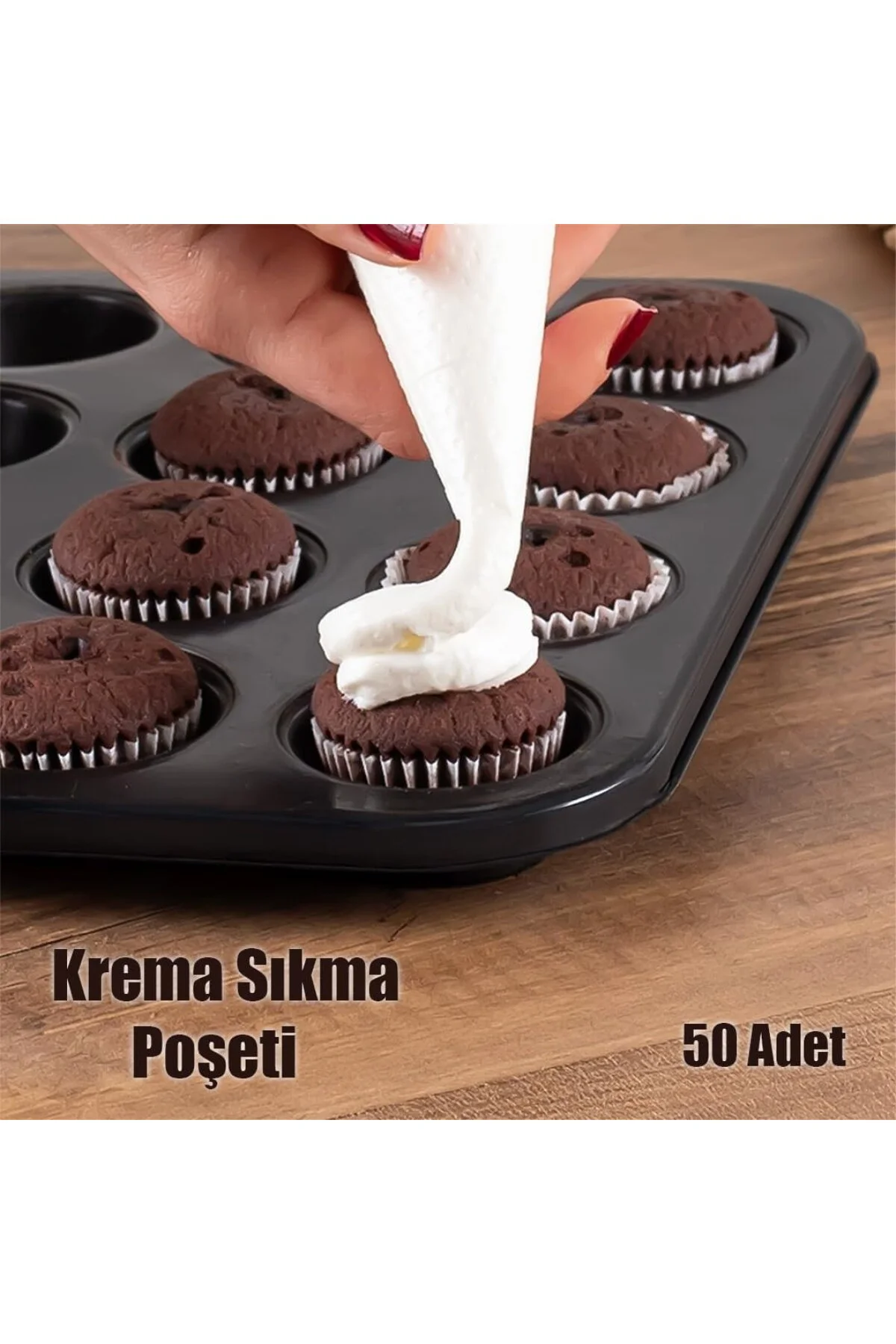 Porsima PBT-164 Krema Kek Pasta Süsleme Kullan At Krem Şanti Sıkm