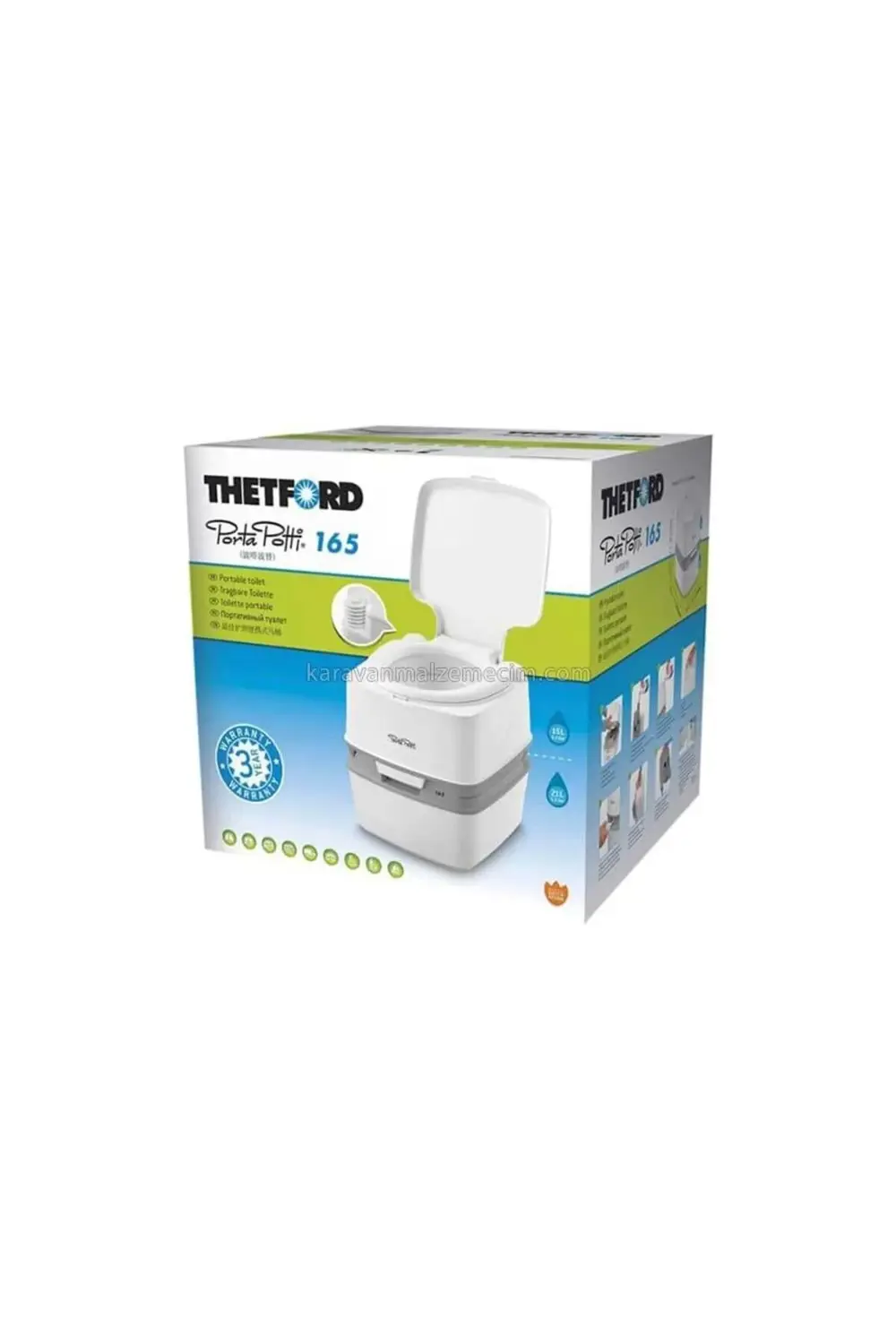 Porta Potti 165 Portatif Tuvalet 21 Litre