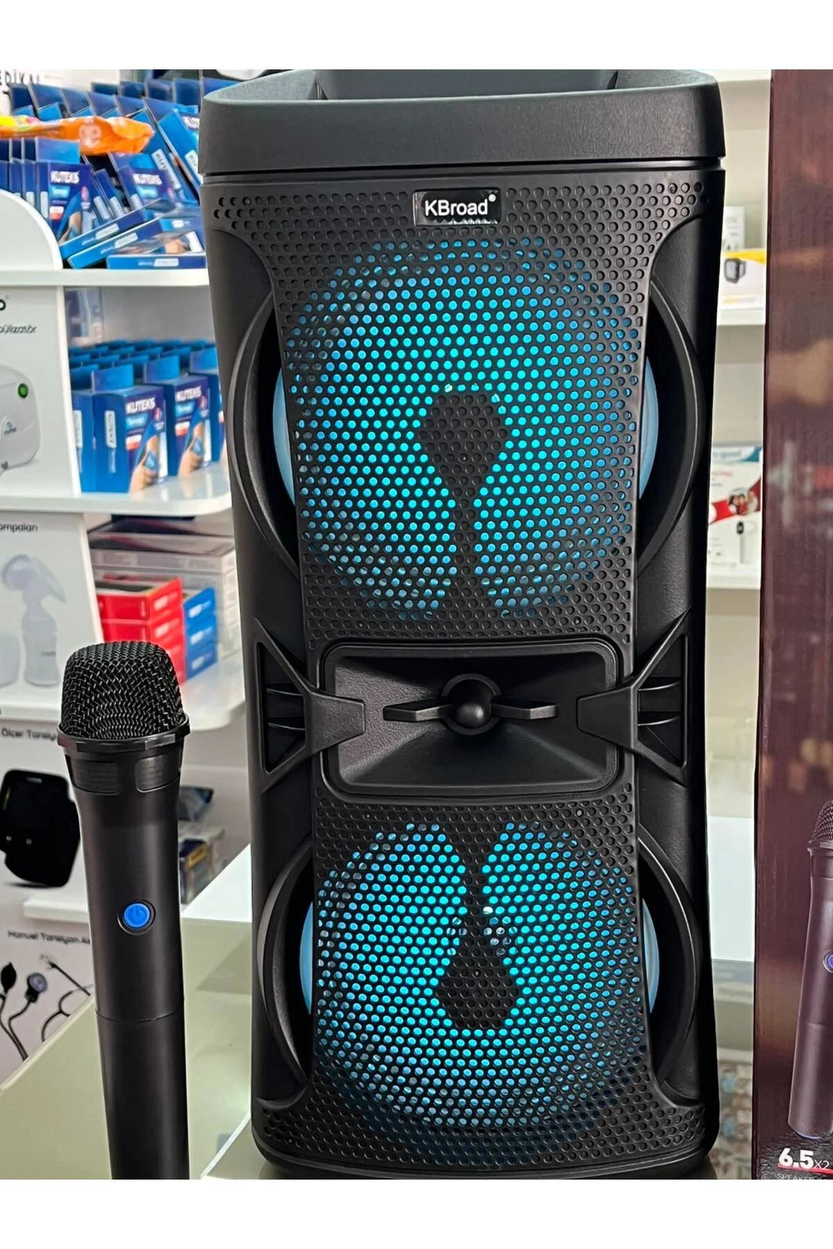 PORTABLE MİKROFONLU HOPARLÖR 6.5x2 İNCH