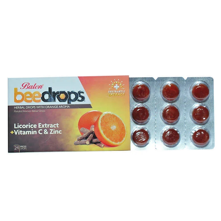 Portakal Aromalı sel Drops 24Adet
