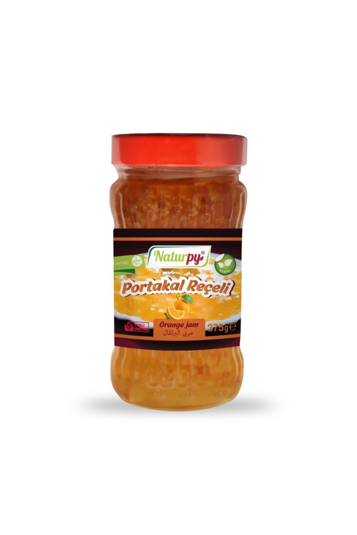 Naturpy Portakal Reçeli 375G (Glutensiz) Vegan