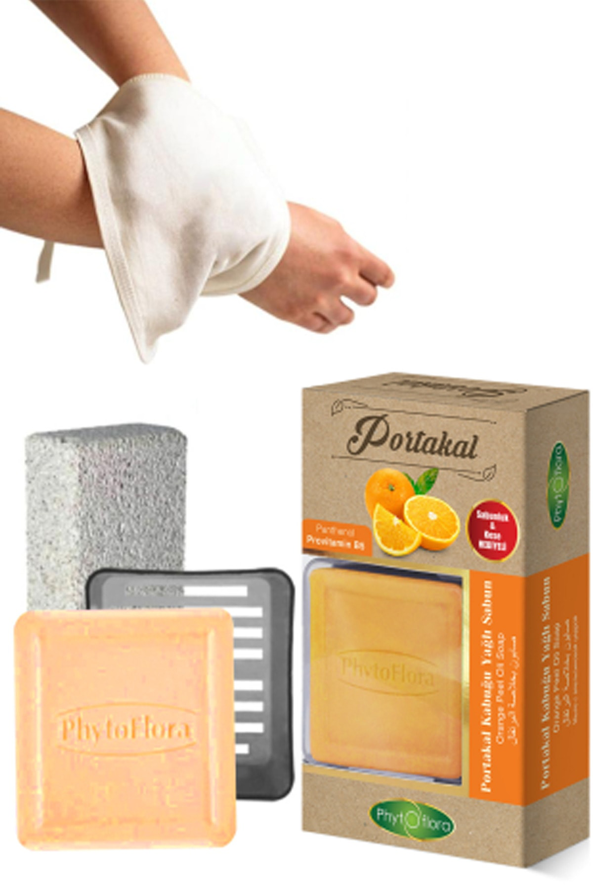 Portakal Sabunu Ve Banyo Kesesi, Katı Sabunluk