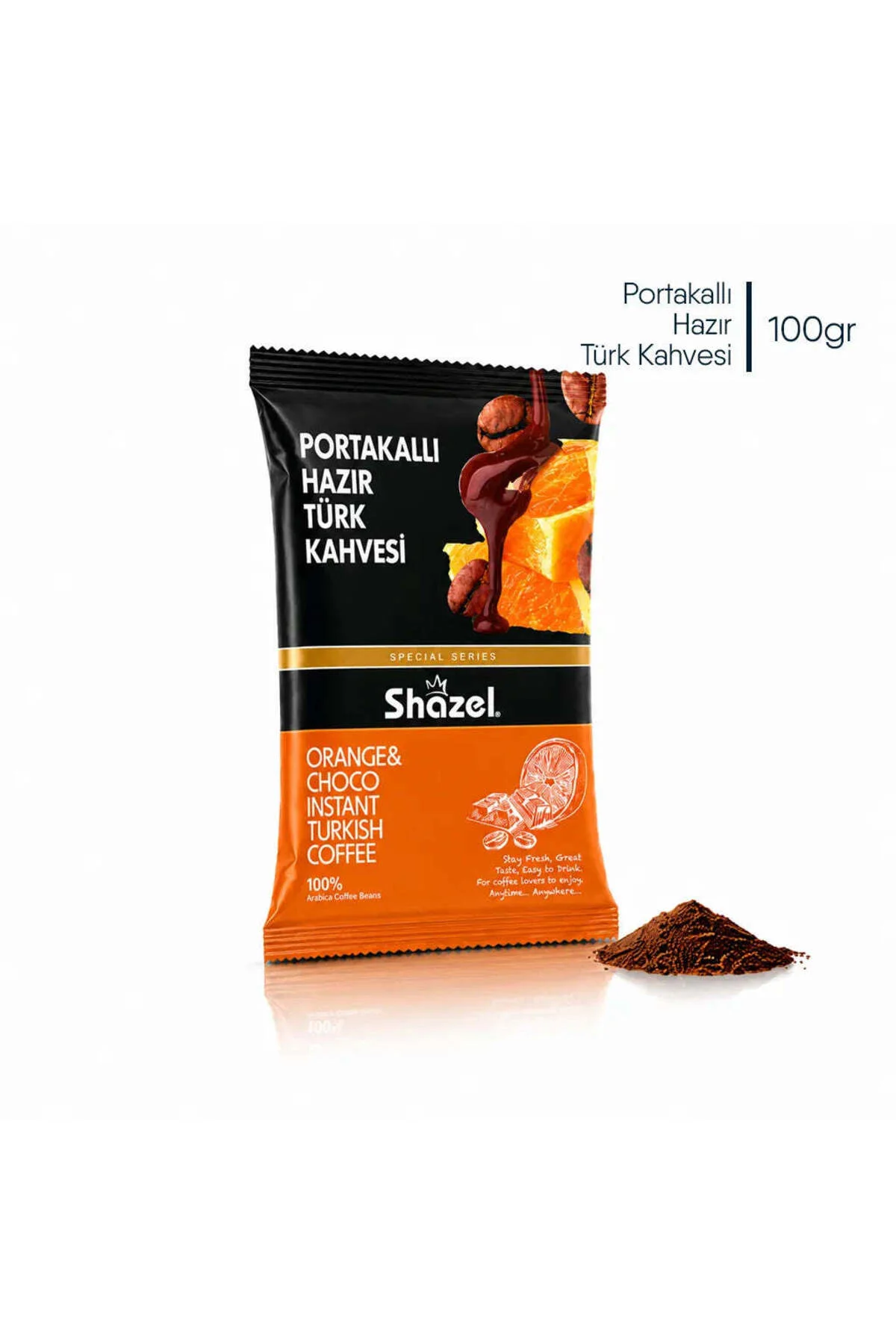 Portakallı Hazır Türk Kahvesi 100gr | Doğal Portakal Aromalı | Özel Seri Fiyatı, Yorumları ve Özellikleri