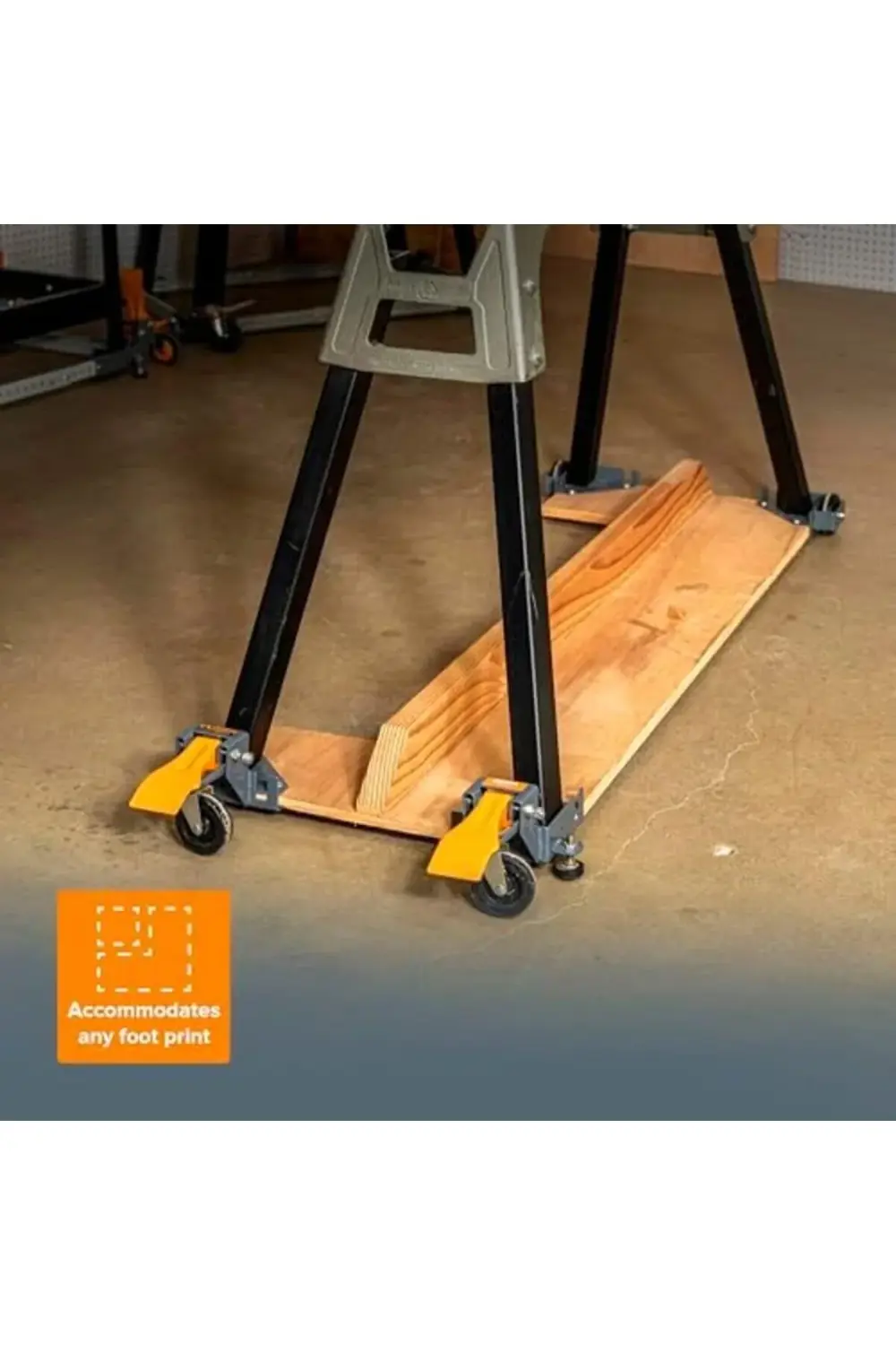 Portamate PM-1100 mobil temel kit, sağlam, evrensel, ayarlanabili