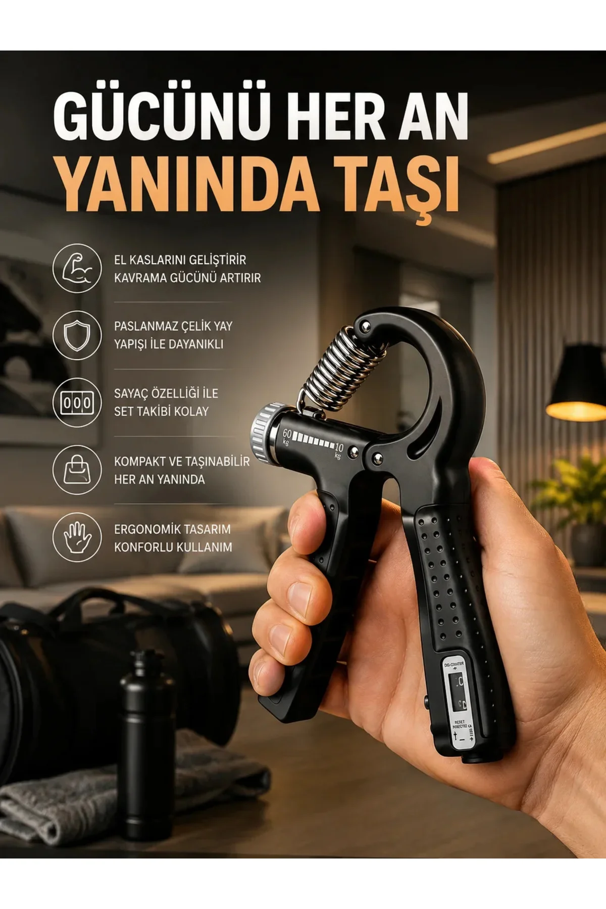 Portatif Ayarlanabilir El Yayı Sayaçlı Dayanıklı Çelik Yay Yeni Nesil Portatif Ayarlanabilir El Yayı Sayaçlı Dayanıklı Çelik Yay Yeni Nesil