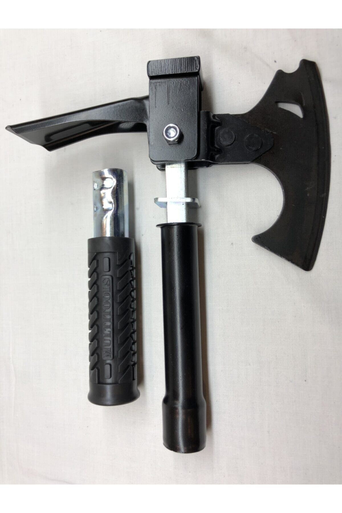 Portatif Çok Fonksiyonlu Bahçe Kamp Araç Seti Balta Çekiç Keser +