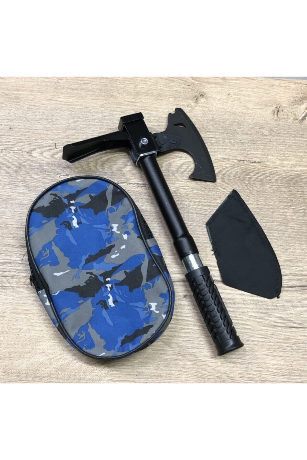 Portatif Çok Fonksiyonlu Bahçe Kamp Araç Seti Balta Çekiç Keser +