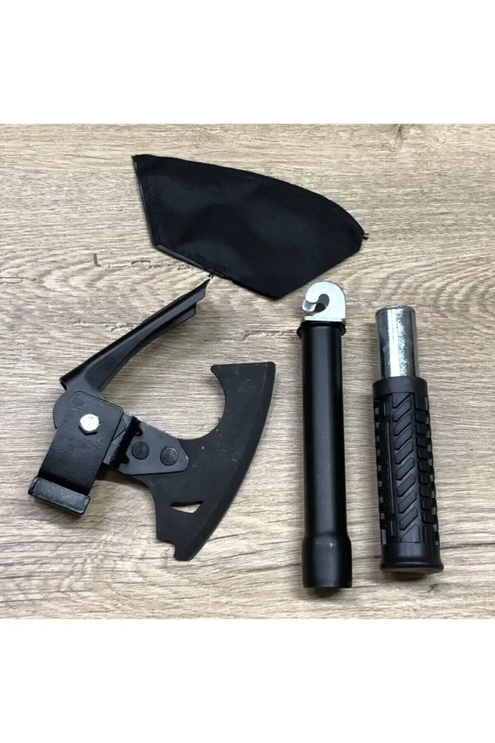 Portatif Çok Fonksiyonlu Bahçe Kamp Araç Seti Balta Çekiç Keser +