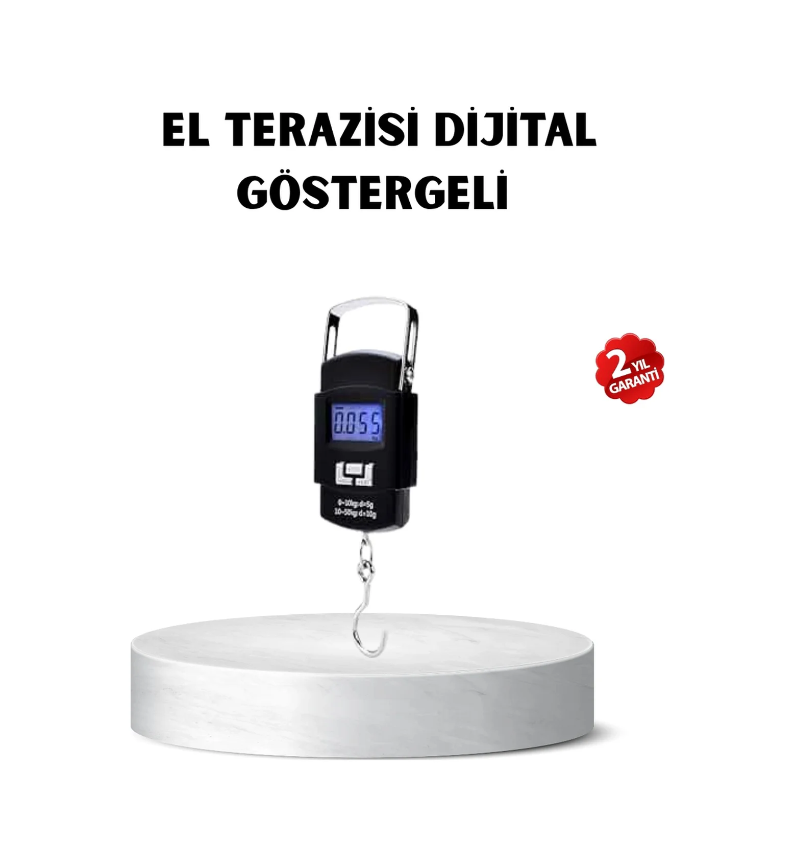 Portatif Dijital El Kantarı Bavul, Kargo Ve Paket Tartı Cihazı 50