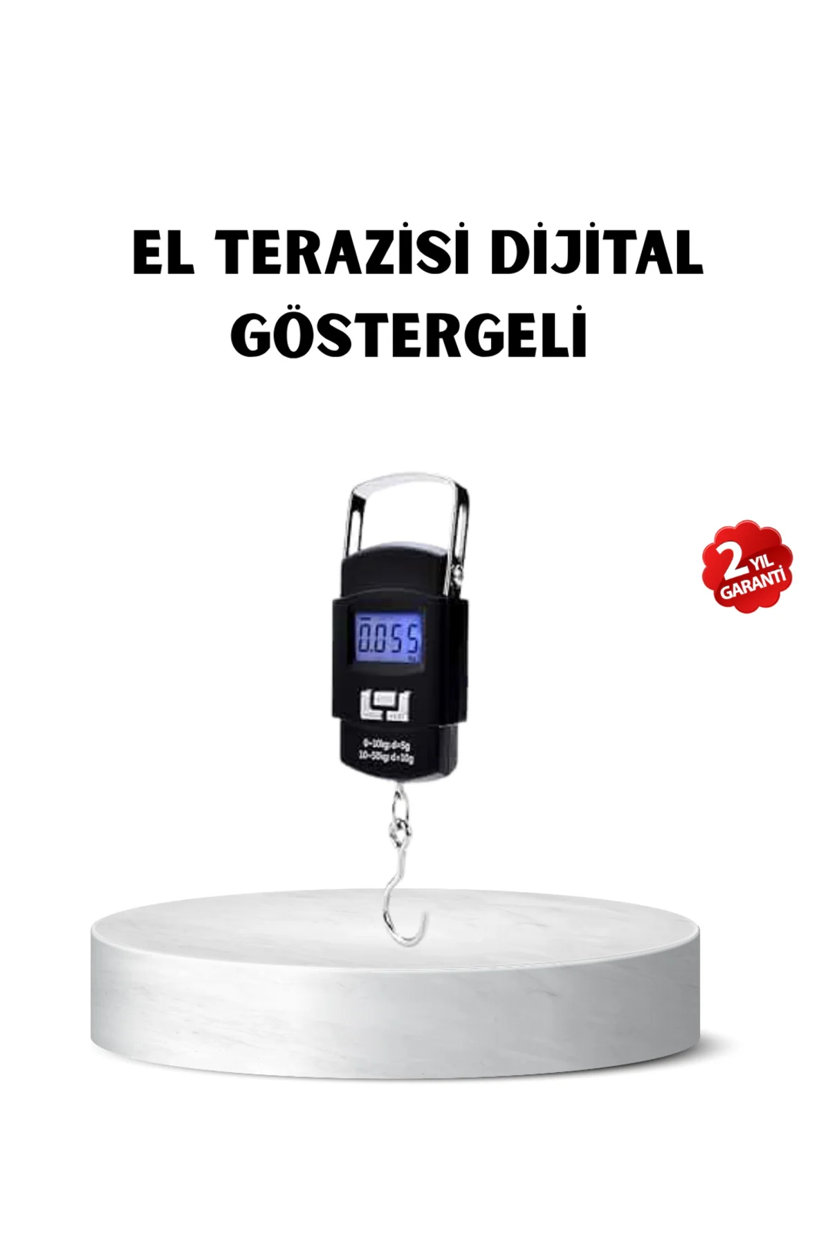 Portatif Dijital El Kantarı – Bavul, Kargo ve Paket Tartı Cihazı 