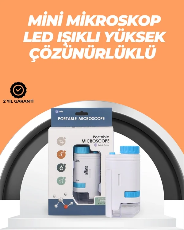 Portatif El Mikroskop – LED Işıklı, Aynı Anda Net Odaklama Fiyatı, Yorumları ve Özellikleri