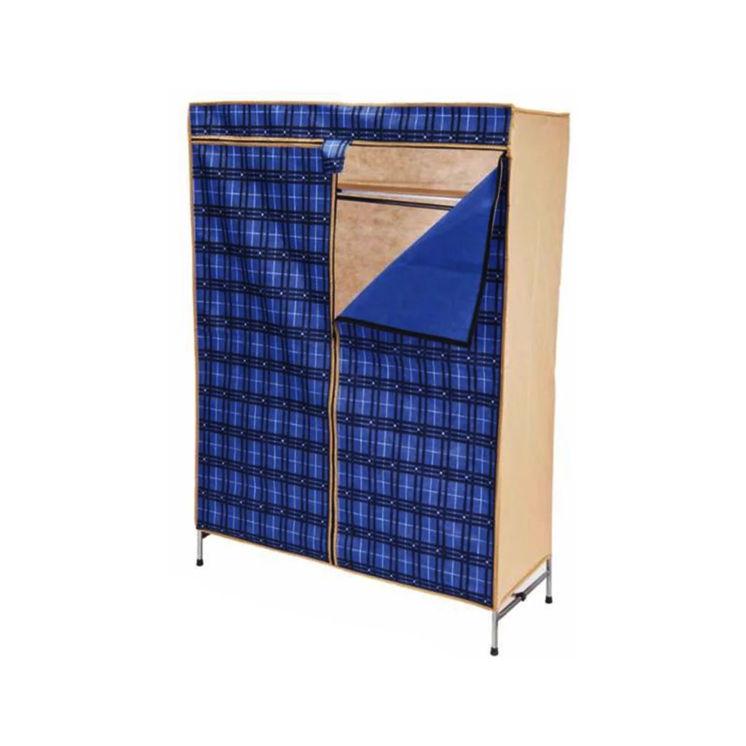 Portatif Gardrop Metal İskelet - Bez Örtü 42x105cm Bx40