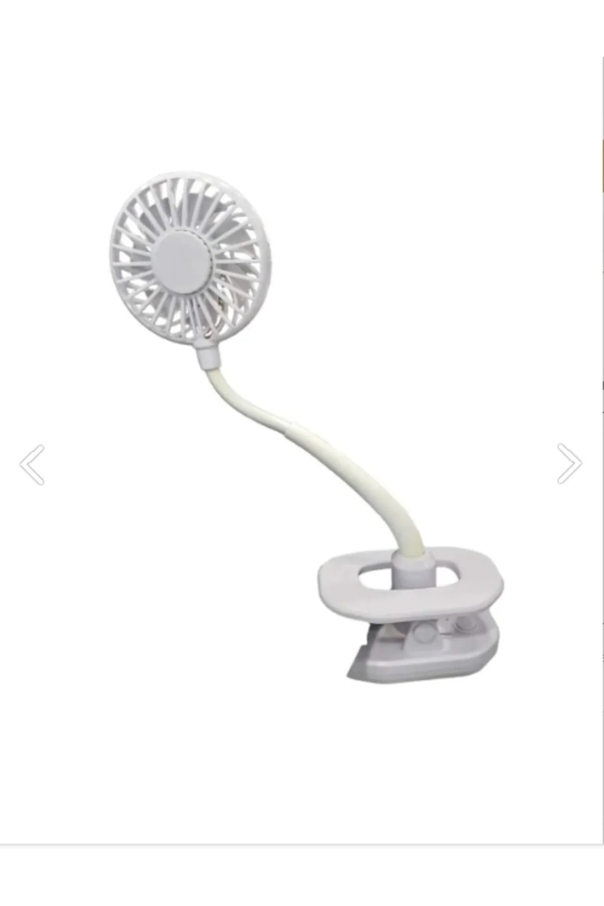 Portatif Işıklı Mini Klipsli Fan