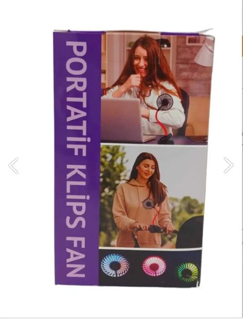 Portatif Işıklı Mini Klipsli Fan – 3 Hızlı Şarj Edilebilir Masaüstü Fan Fiyatı, Yorumları ve Özellikleri