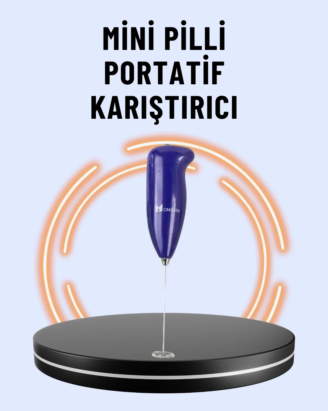 Portatif Kahve Köpürtücü – Latte, Cappuccino, Milkshake ve Puding
