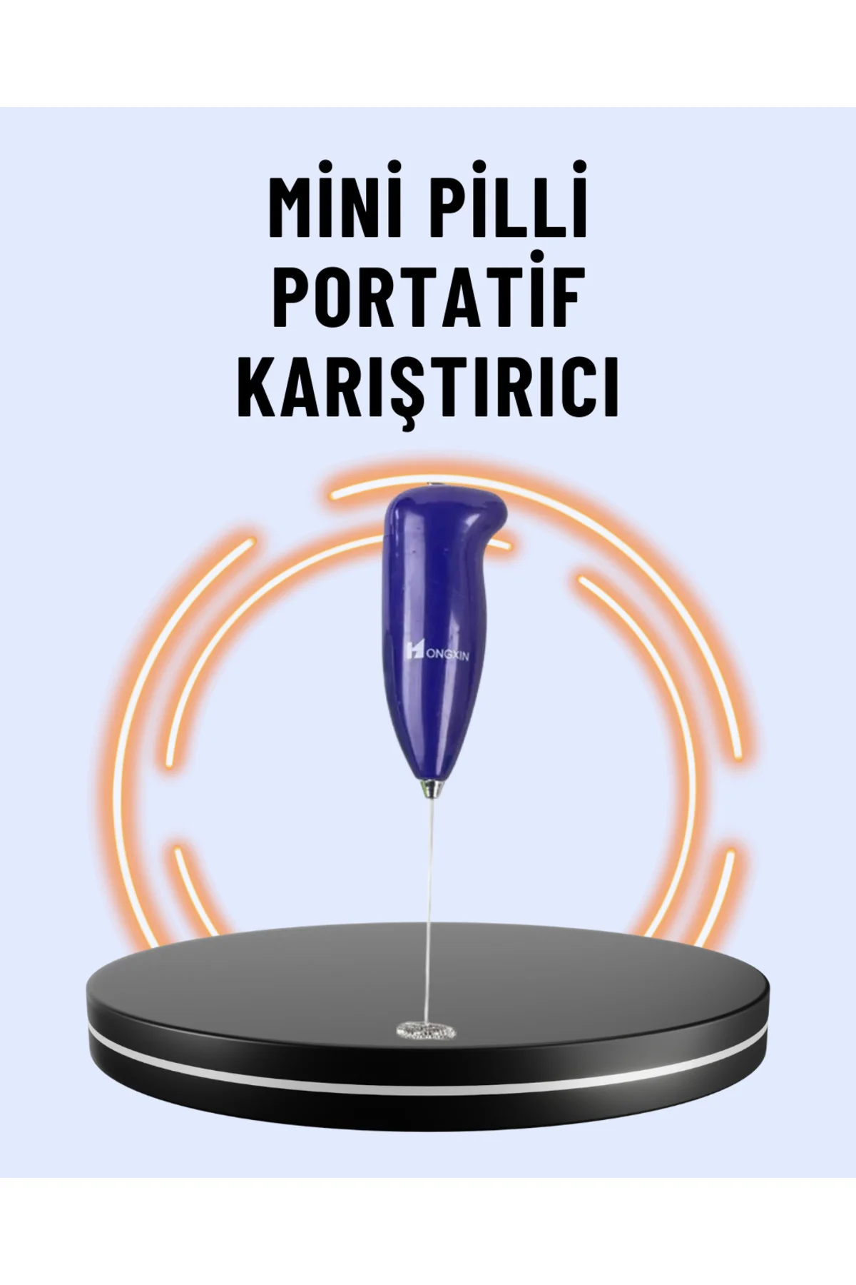Portatif Kahve Köpürtücü – Latte, Cappuccino, Milkshake ve Puding Yapıcı