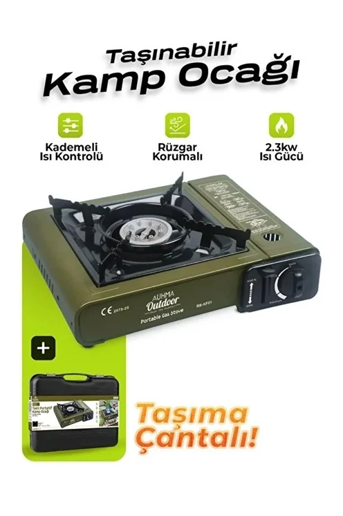 Portatif Kamp Ocağı 2.3kw | Taşınabilir Tekli Gazlı Ocak | Rüzgar Geçirmez Portatif Kamp Ocağı 2.3kw | Taşınabilir Tekli Gazlı Ocak | Rüzgar Geçirmez