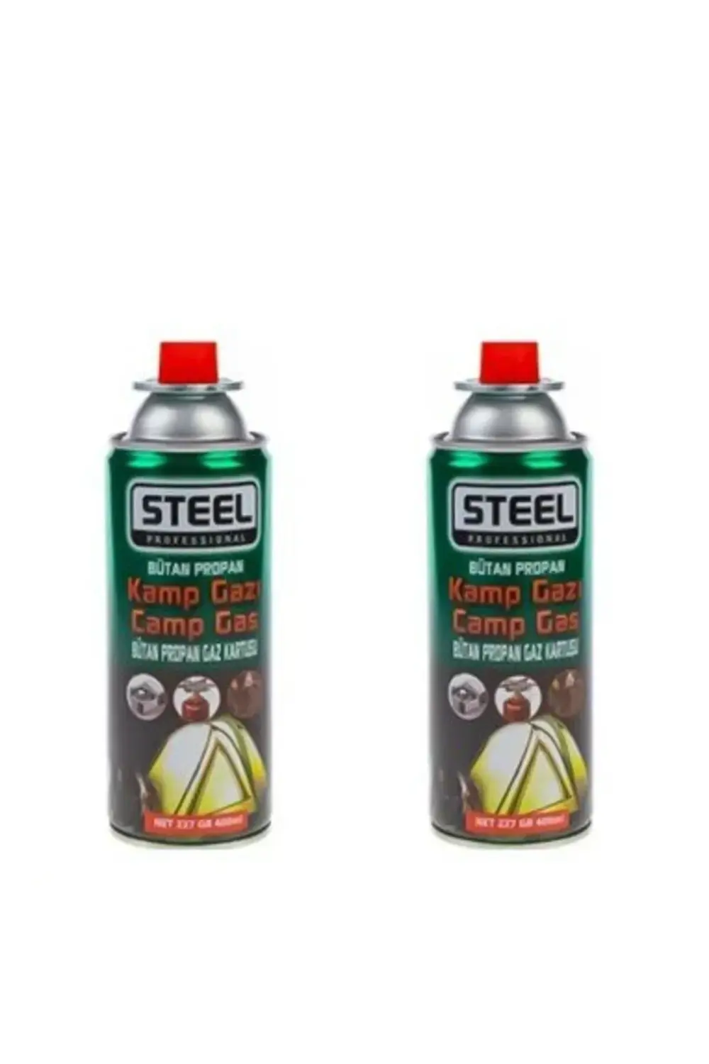 Portatif Kamp, Piknik, Seyahat Ocağı ve 2 Adet Gaz Kartuşu