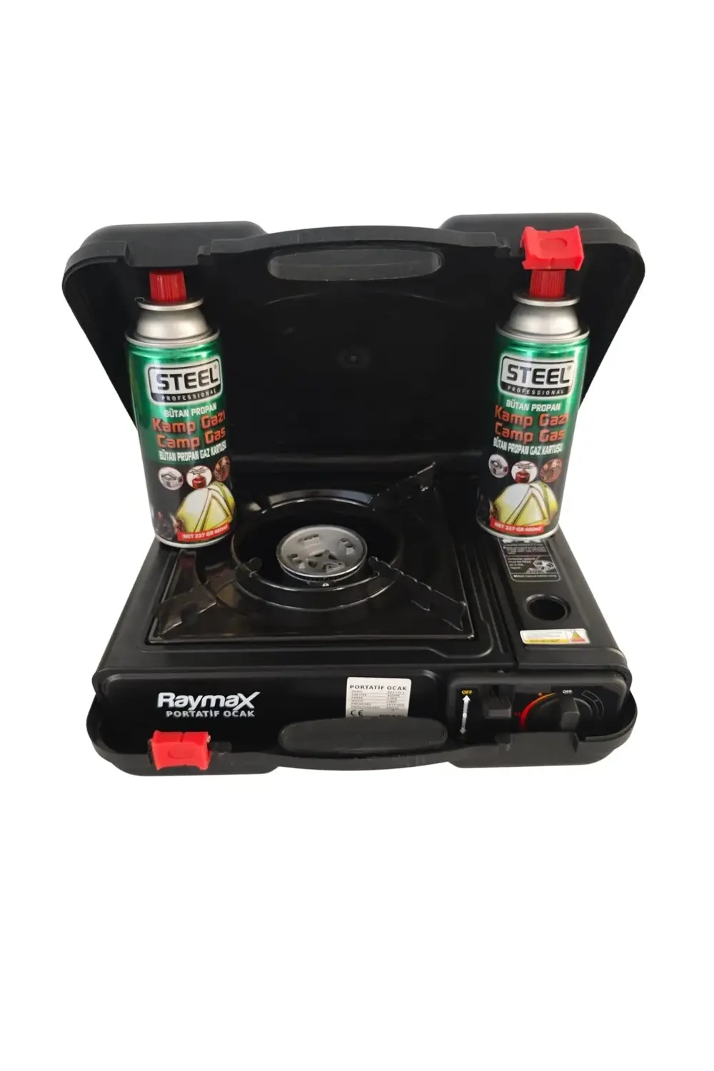 Portatif Kamp, Piknik, Seyahat Ocağı ve 2 Adet Gaz Kartuşu