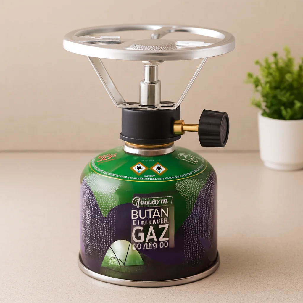 Portatif Kartuşlu Kamp Ocağı ve 230g Kartuş Gaz Seti Portatif Kartuşlu Kamp Ocağı ve 230g Kartuş Gaz Seti