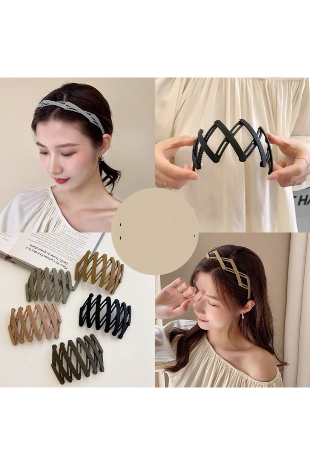 Ttt Portatif Katlanabilir Saç Taci Saç Tokasi