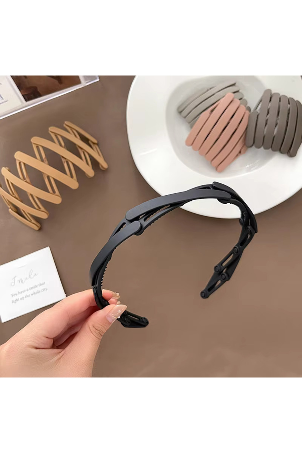 Ttt Portatif Katlanabilir Saç Taci Saç Tokasi