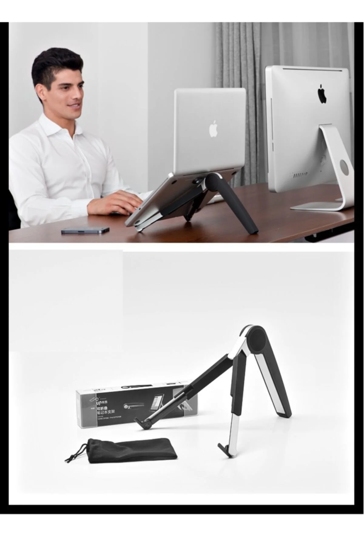 Portatif Laptop Tablet Standı Portatif Laptop Tablet Standı - Görsel 6