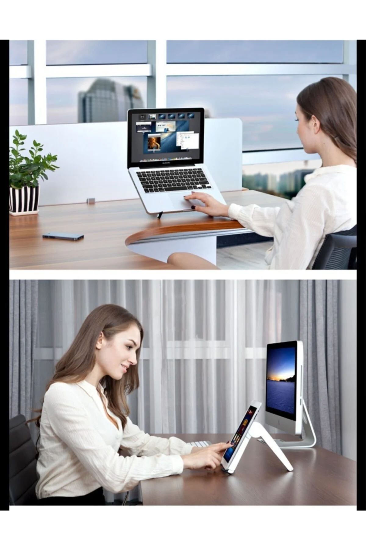 Portatif Laptop Tablet Standı Portatif Laptop Tablet Standı - Görsel 5