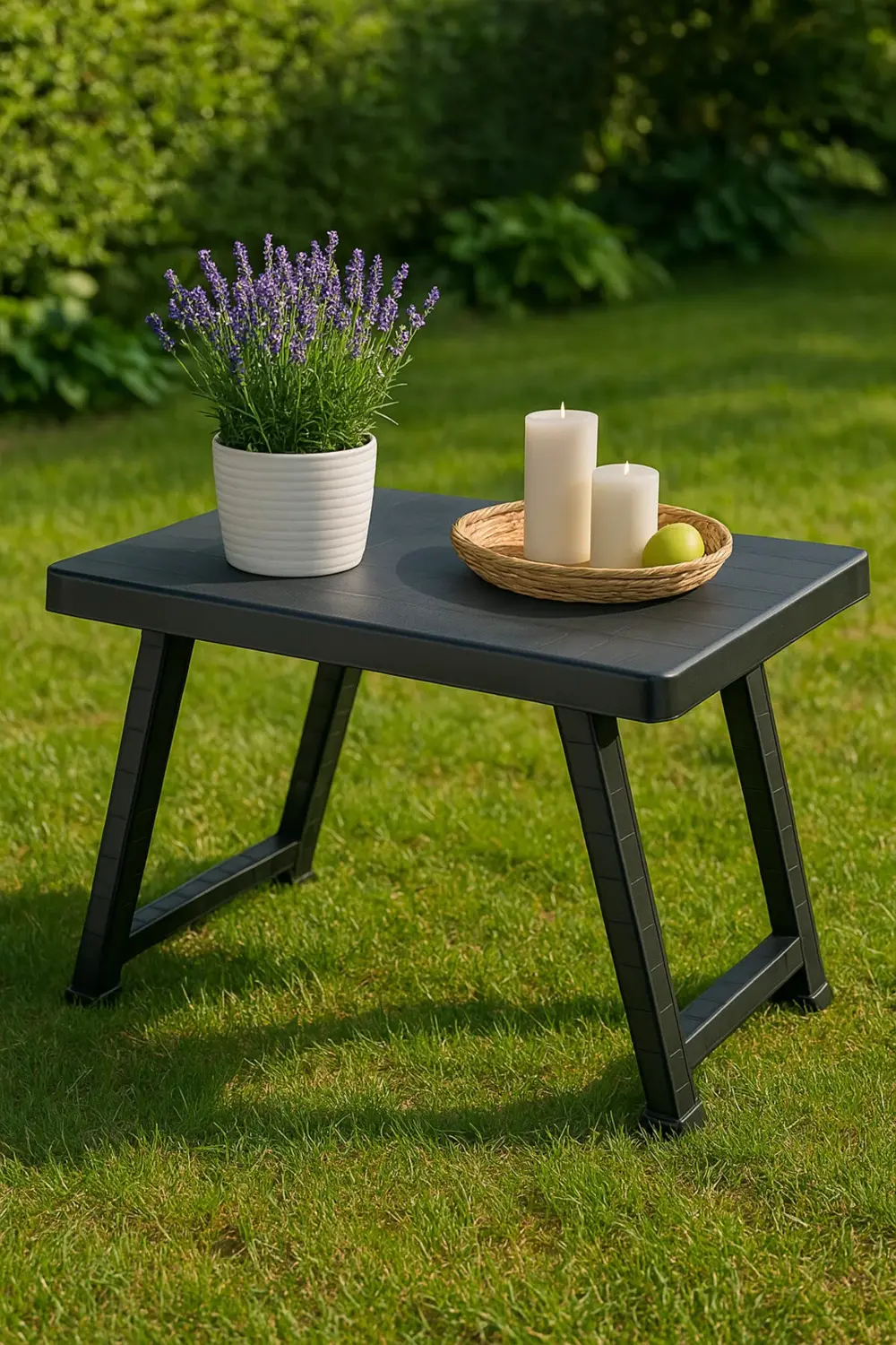 Portatif Plastik Piknik Sehpası Katlanabilir Bahçe Balkon Kamp Ma