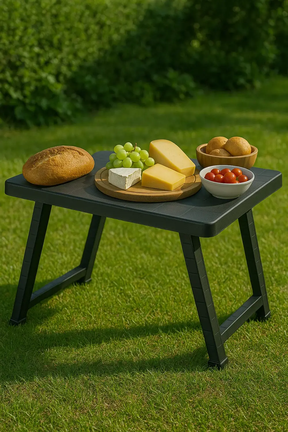 Portatif Plastik Piknik Sehpası Katlanabilir Bahçe Balkon Kamp Ma