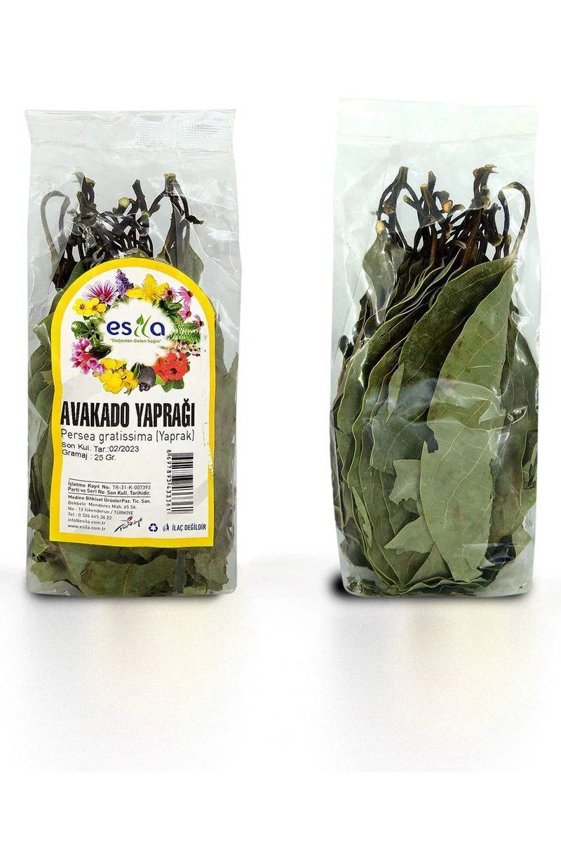 Poşet Avokado Yaprağı Çayı 25 Gr. - Doğal Detoks ve Sindirim Dostu Bitki Çayı Fiyatı, Yorumları ve Özellikleri