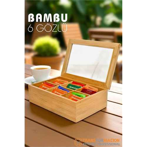 Poşet Çay Kutusu Ahşap Sallama Çay Organizer Kahve Şeker Aksesuar Poşet Çay Kutusu Ahşap Sallama Çay Organizer Kahve Şeker Aksesuar