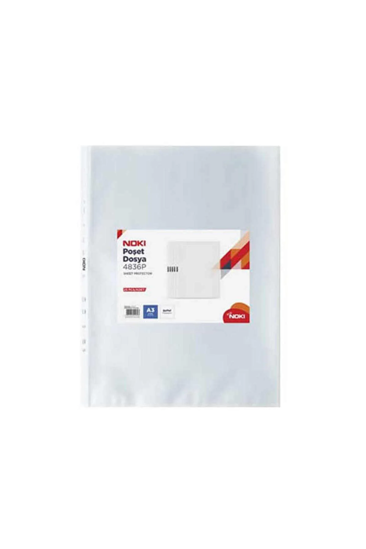 Poşet Dosya A3 Dikey 90 Micron 4836-p