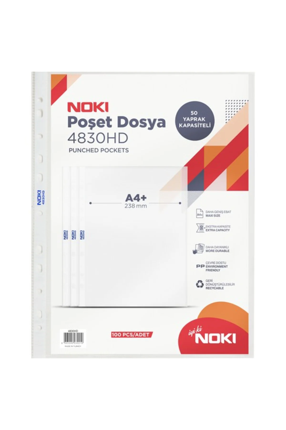 POŞET DOSYA HD 100 LÜ 4830HD