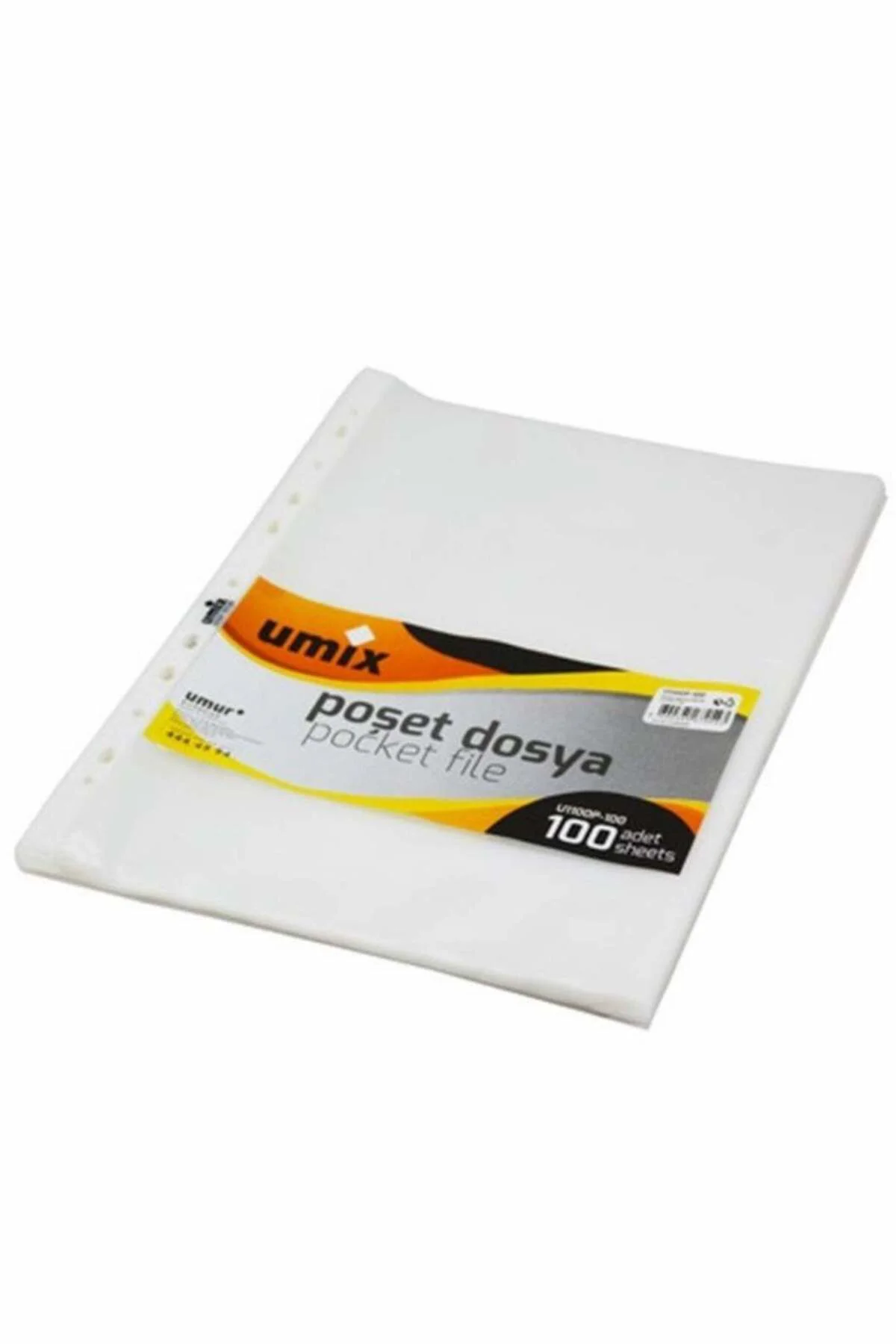 Poşet Dosya Şeffaf 100'lü Paket N:u1100p-100