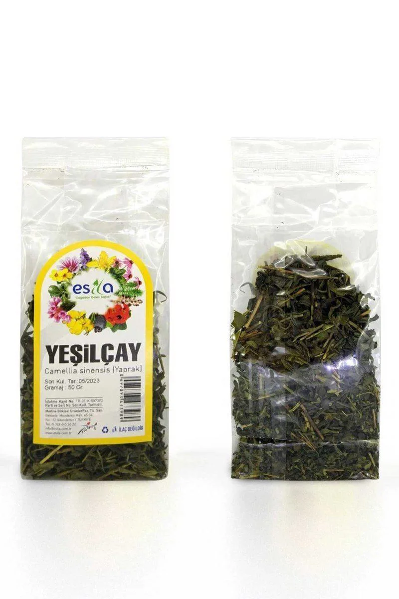 Poşet Yeşilçay 50 Gr. - Esila ile Uyumlu Doğal Yeşil Çay Fiyatı, Yorumları ve Özellikleri