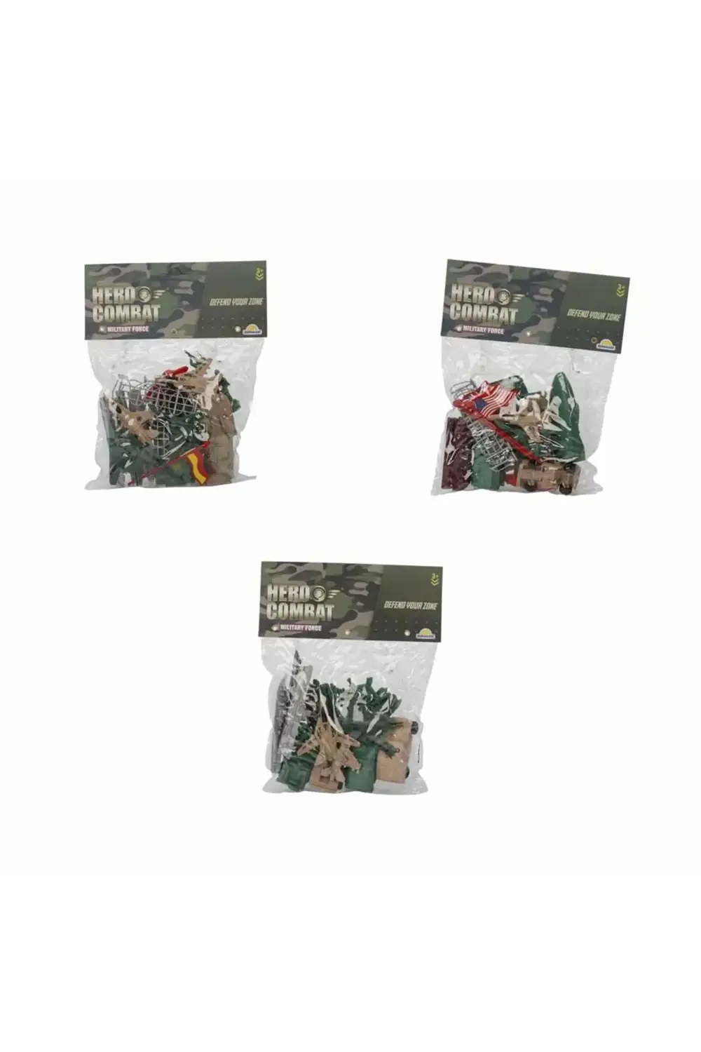 Poşetli Büyük Asker Oyun Seti - 1 Adet Stokta Olan Gönderilir