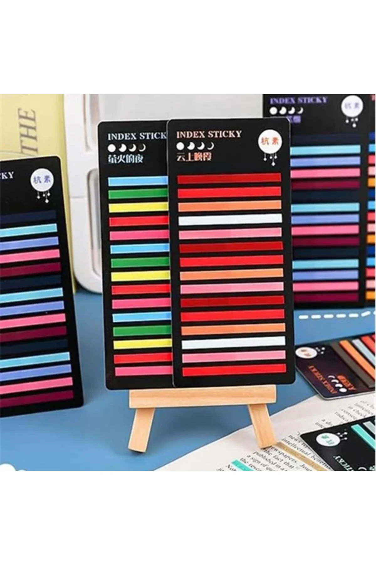 Post It Sticky Notes Şeffaf Renkli Yapışkan Postit Not Kağıdı Eti