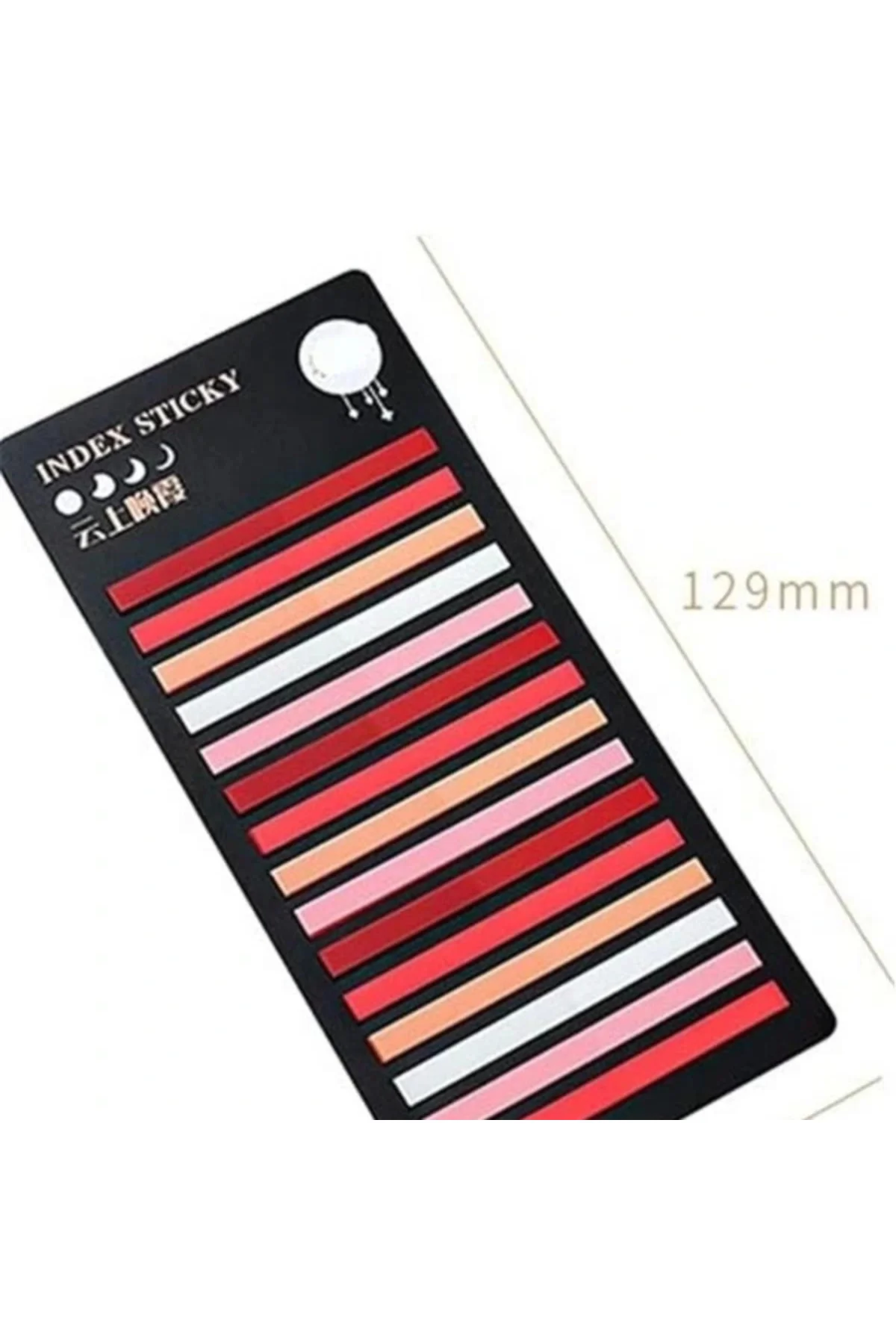 Post It Sticky Notes Şeffaf Renkli Yapışkan Postit Not Kağıdı Eti