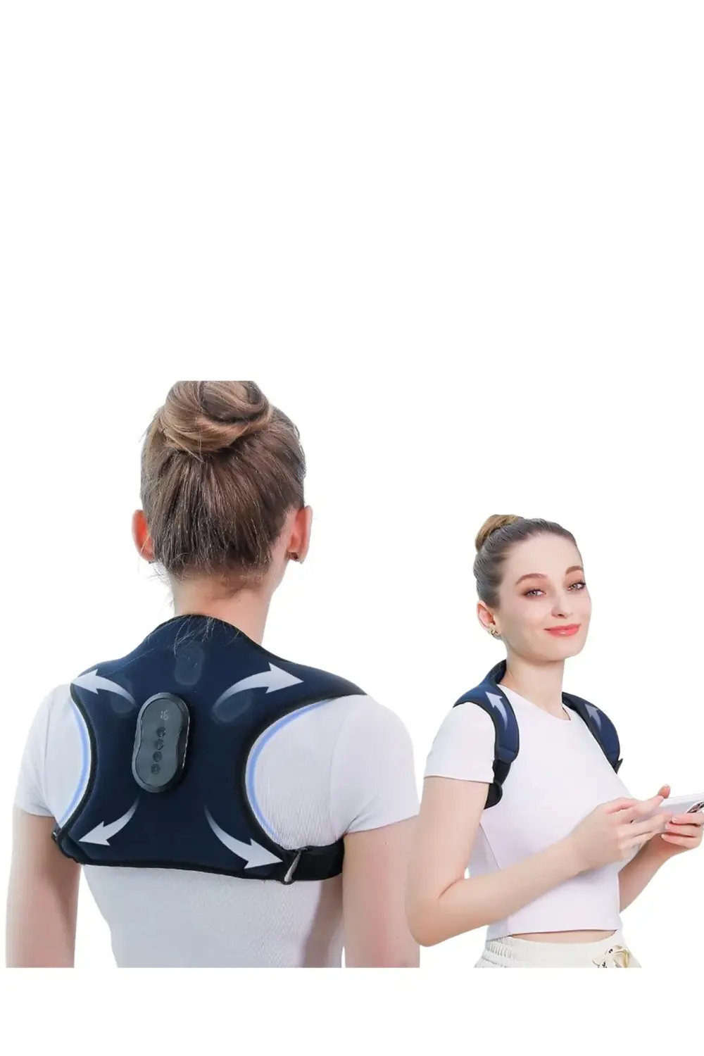 Postür Düzeltici Masaj Kemeri Titreşim Isıtma Ve Destek Sistemi