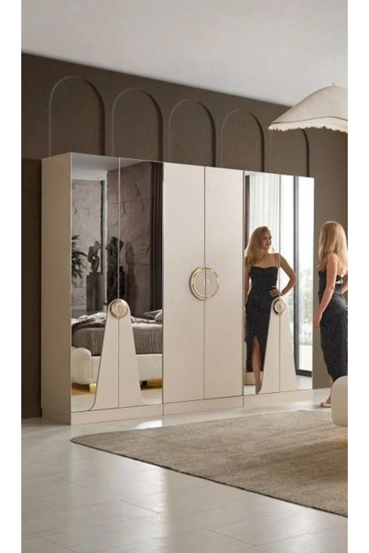 POTENZA MDF( 2+2+2 ) 6 KAPILI DOLAP