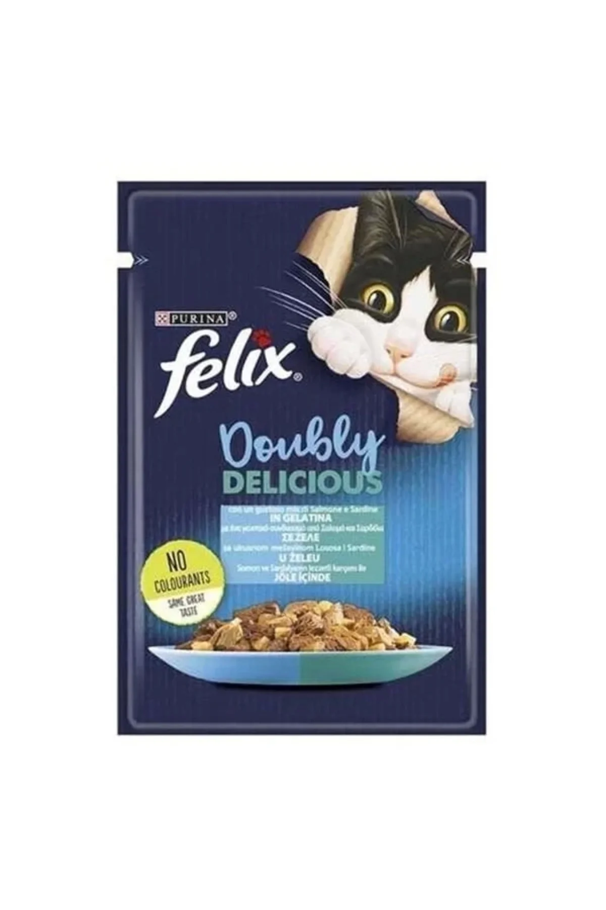 Pouch Somonlu Yetişkin Kedi Konservesi 85 gr
