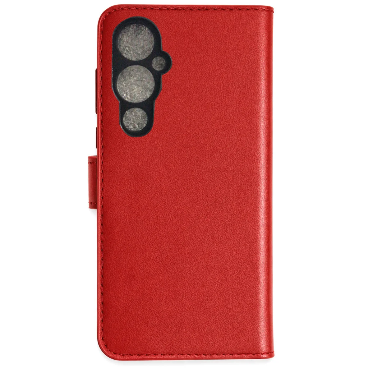 Pova 4 Pro Trend S Plus Kapaklı Kılıf - Kırmızı, Kart Yuvaklı, Katlanabilir Standlı Koruyucu