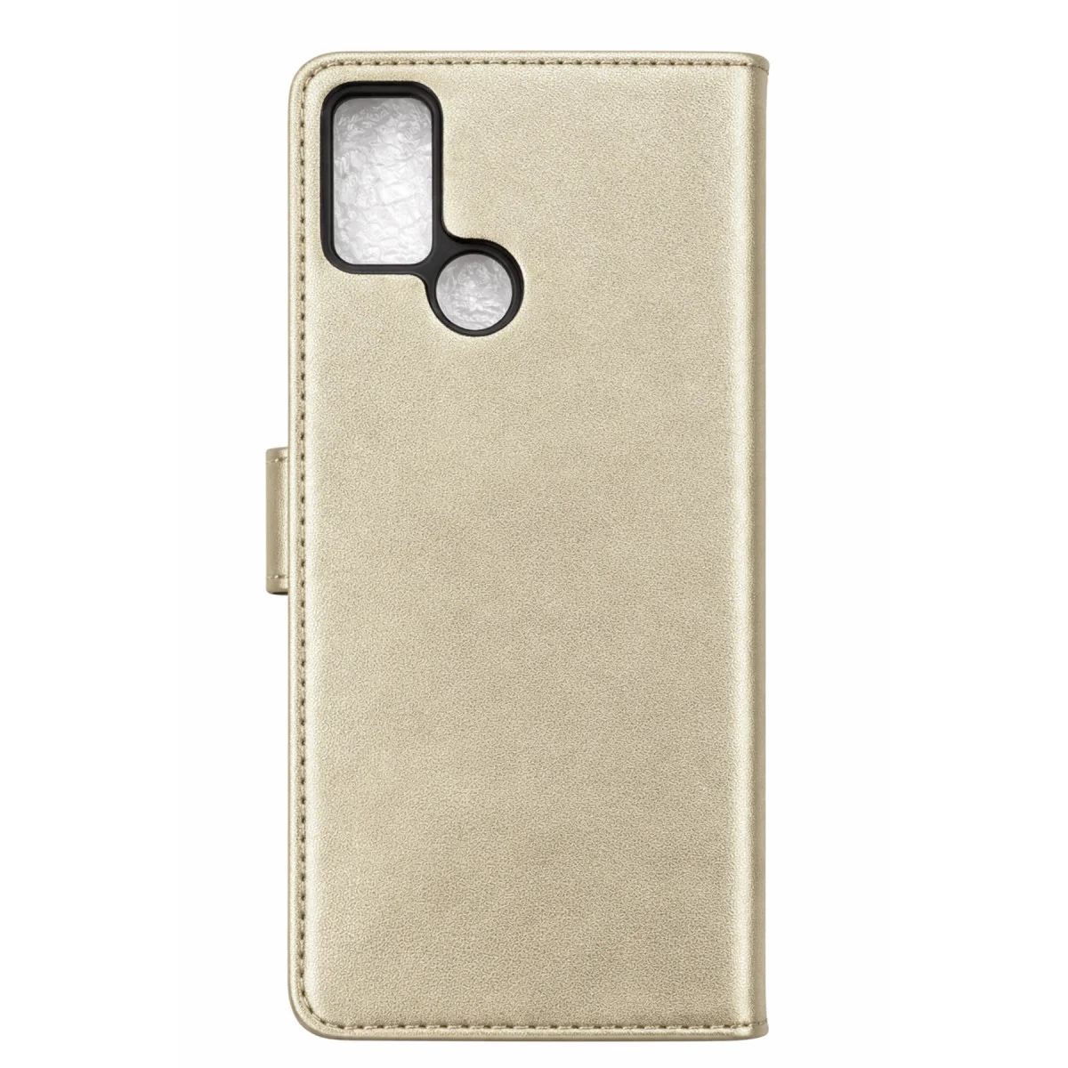 Pova Trend S Plus Kapaklı Kılıf - Gold Standlı Telefon Kılıfı ve Cüzdan