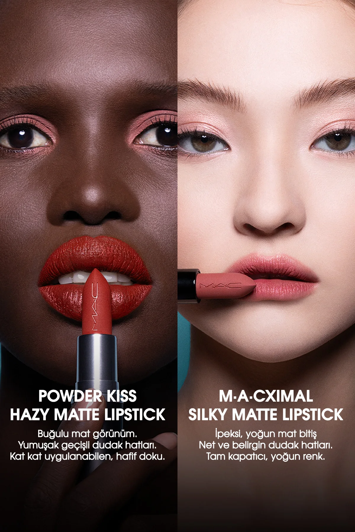 Powder Kiss Lip & Cheek Mousse Dudak ve Yanaklar için Buğulu Mat 