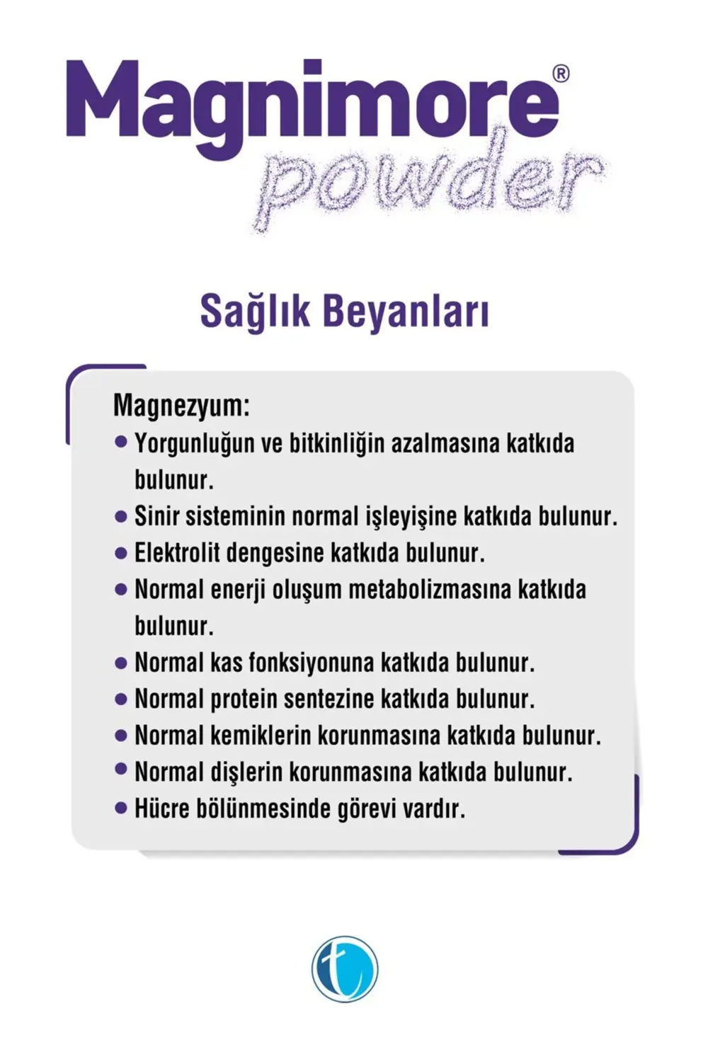 Powder Magnezyum Karamel Aromalı 60 Servis Sitrat Malat Bisglisin